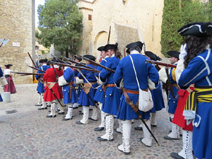 Girona resisteix! Jornades de recreaci&oacute; hist&ograve;rica de la Guerra de Successi&oacute;. Recreaci&oacute; dels combats de 1705