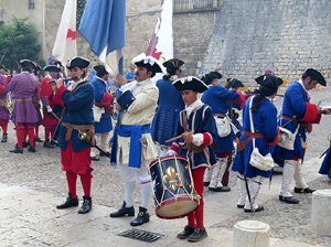 Girona resisteix! Jornades de recreaci&oacute; hist&ograve;rica de la Guerra de Successi&oacute;. Recreaci&oacute; dels combats de 1705