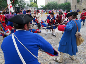 Girona resisteix! Jornades de recreaci&oacute; hist&ograve;rica de la Guerra de Successi&oacute;. Recreaci&oacute; dels combats de 1705