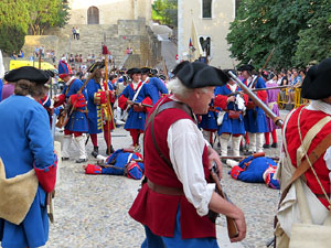 Girona resisteix! Jornades de recreaci&oacute; hist&ograve;rica de la Guerra de Successi&oacute;. Recreaci&oacute; dels combats de 1705