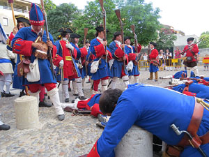Girona resisteix! Jornades de recreaci&oacute; hist&ograve;rica de la Guerra de Successi&oacute;. Recreaci&oacute; dels combats de 1705