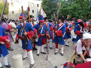 Girona resisteix! Jornades de recreaci&oacute; hist&ograve;rica de la Guerra de Successi&oacute;. Recreaci&oacute; dels combats de 1705