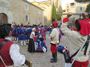 Girona resisteix! Jornades de recreaci&oacute; hist&ograve;rica de la Guerra de Successi&oacute;. Recreaci&oacute; dels combats de 1705