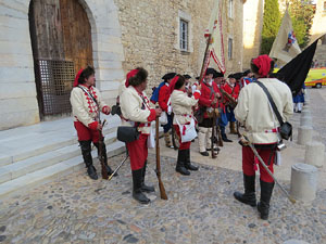 Girona resisteix! Jornades de recreaci&oacute; hist&ograve;rica de la Guerra de Successi&oacute;. Recreaci&oacute; dels combats de 1705