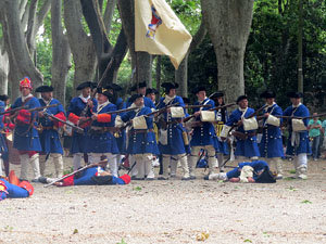 Girona resisteix! Jornades de recreaci&oacute; hist&ograve;rica de la Guerra de Successi&oacute;. Recreaci&oacute; dels setges de 1710 i 1712