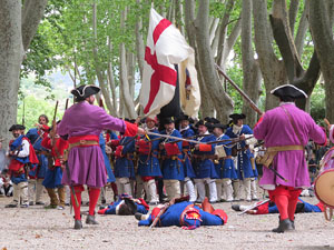 Girona resisteix! Jornades de recreaci&oacute; hist&ograve;rica de la Guerra de Successi&oacute;. Recreaci&oacute; dels setges de 1710 i 1712