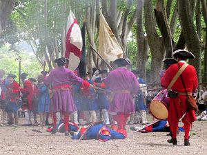 Girona resisteix! Jornades de recreaci&oacute; hist&ograve;rica de la Guerra de Successi&oacute;. Recreaci&oacute; dels setges de 1710 i 1712
