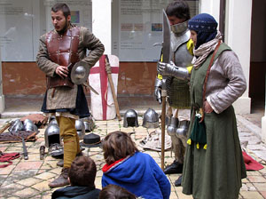 Taller sobre la vida militar i l'her&agrave;ldica a la Girona medieval