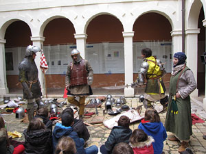 Taller sobre la vida militar i l'her&agrave;ldica a la Girona medieval