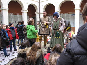 Taller sobre la vida militar i l'her&agrave;ldica a la Girona medieval