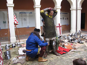 Taller sobre la vida militar i l'her&agrave;ldica a la Girona medieval