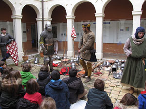 Taller sobre la vida militar i l'her&agrave;ldica a la Girona medieval