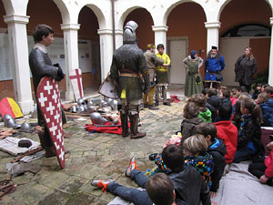Taller sobre la vida militar i l'her&agrave;ldica a la Girona medieval