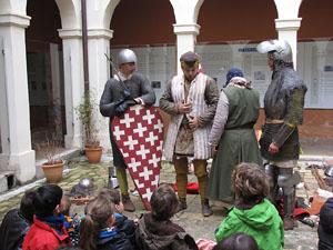 Taller sobre la vida militar i l'her&agrave;ldica a la Girona medieval