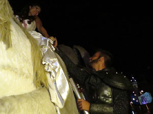 Fires de Girona 2014. Espectacle la bella i les bèsties, a càrrec de Carros de Foc