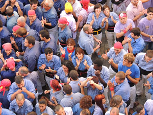 Fires de Girona 2014. Diada castellera amb Marrecs de Salt, Minyons de Terrassa i Capgrossos de Mataró