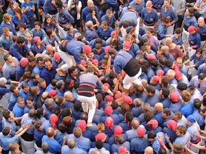Fires de Girona 2014. Diada castellera amb Marrecs de Salt, Minyons de Terrassa i Capgrossos de Mataró