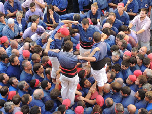Fires de Girona 2014. Diada castellera amb Marrecs de Salt, Minyons de Terrassa i Capgrossos de Mataró