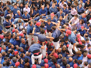 Fires de Girona 2014. Diada castellera amb Marrecs de Salt, Minyons de Terrassa i Capgrossos de Mataró