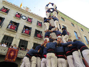 Fires de Girona 2014. Diada castellera amb Marrecs de Salt, Minyons de Terrassa i Capgrossos de Mataró