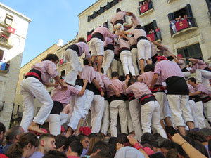 Fires de Girona 2014. Diada castellera amb Marrecs de Salt, Minyons de Terrassa i Capgrossos de Mataró