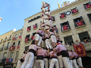 Fires de Girona 2014. Diada castellera amb Marrecs de Salt, Minyons de Terrassa i Capgrossos de Matar&oacute;