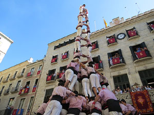 Fires de Girona 2014. Diada castellera amb Marrecs de Salt, Minyons de Terrassa i Capgrossos de Matar&oacute;