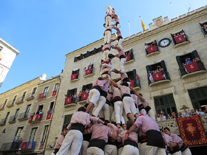 Fires de Girona 2014. Diada castellera amb Marrecs de Salt, Minyons de Terrassa i Capgrossos de Matar&oacute;