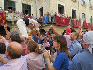 Fires de Girona 2014. Diada castellera amb Marrecs de Salt, Minyons de Terrassa i Capgrossos de Matar&oacute;