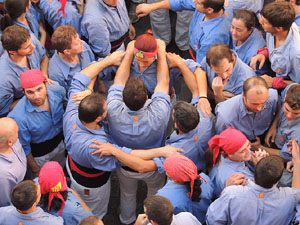 Fires de Girona 2014. Diada castellera amb Marrecs de Salt, Minyons de Terrassa i Capgrossos de Matar&oacute;