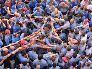Fires de Girona 2014. Diada castellera amb Marrecs de Salt, Minyons de Terrassa i Capgrossos de Matar&oacute;