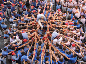 Fires de Girona 2014. Diada castellera amb Marrecs de Salt, Minyons de Terrassa i Capgrossos de Matar&oacute;