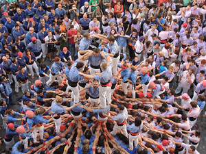 Fires de Girona 2014. Diada castellera amb Marrecs de Salt, Minyons de Terrassa i Capgrossos de Matar&oacute;