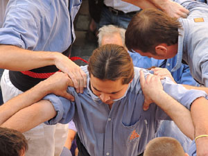 Fires de Girona 2014. Diada castellera amb Marrecs de Salt, Minyons de Terrassa i Capgrossos de Matar&oacute;