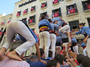 Fires de Girona 2014. Diada castellera amb Marrecs de Salt, Minyons de Terrassa i Capgrossos de Matar&oacute;