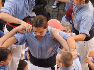 Fires de Girona 2014. Diada castellera amb Marrecs de Salt, Minyons de Terrassa i Capgrossos de Matar&oacute;