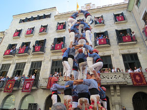 Fires de Girona 2014. Diada castellera amb Marrecs de Salt, Minyons de Terrassa i Capgrossos de Matar&oacute;