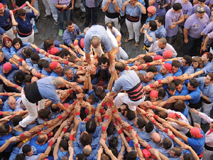 Fires de Girona 2014. Diada castellera amb Marrecs de Salt, Minyons de Terrassa i Capgrossos de Mataró