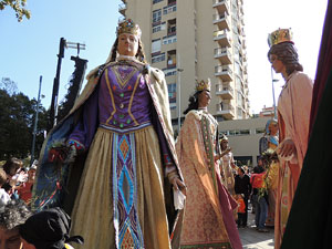 Fires de Girona 2014. La trobada de gegants: la ballada final