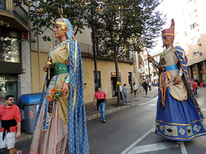 Fires de Girona 2014. La trobada de gegants: la cercavila