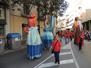 Fires de Girona 2014. La trobada de gegants: la cercavila