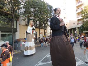 Fires de Girona 2014. La trobada de gegants: la cercavila