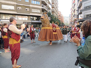 Fires de Girona 2014. La trobada de gegants: la cercavila