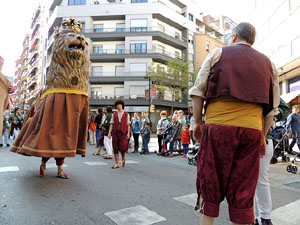 Fires de Girona 2014. La trobada de gegants: la cercavila