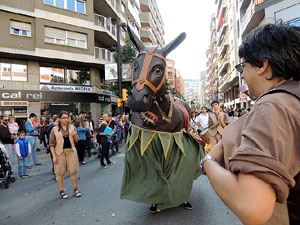 Fires de Girona 2014. La trobada de gegants: la cercavila