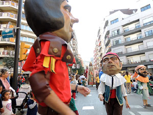 Fires de Girona 2014. La trobada de gegants: la cercavila