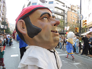 Fires de Girona 2014. La trobada de gegants: la cercavila