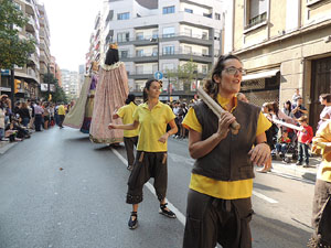 Fires de Girona 2014. La trobada de gegants: la cercavila