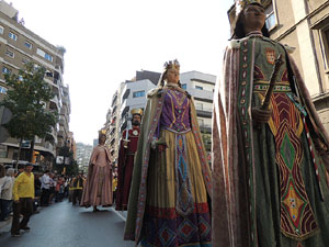 Fires de Girona 2014. La trobada de gegants: la cercavila