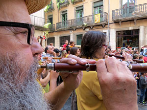 Fires 2014 a Girona. Passejada pel Barri Vell amb els capgrossos de Girona